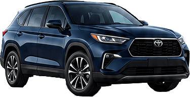 Dark blue Toyota SUV
